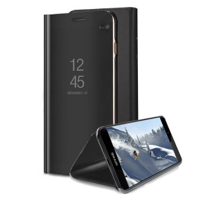 Калъф тефтер огледален CLEAR VIEW за Huawei P20 Lite ANE-LX1 черен